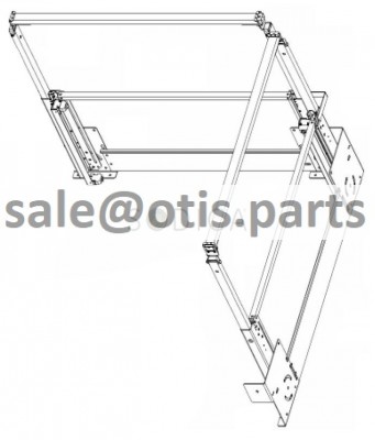 TOP OF CAR GUARDRAIL 2 SIDES H=1100MM TELESCOPIC & FOLDABLE
